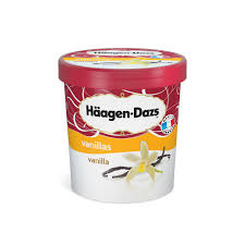 Glace Bac Vanille 14 oz / Pint Haagen-Dazs 396 g